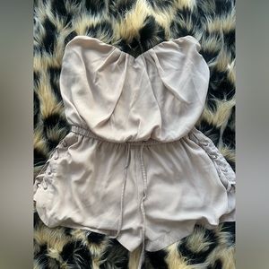 Tan Romper